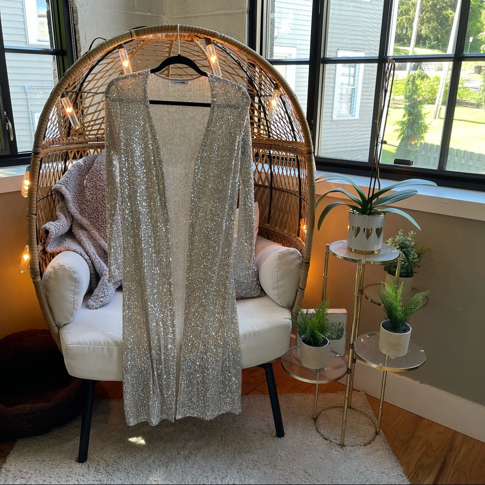 Carli Bybel’s Closet Fashion Nova Sequin Cardigan